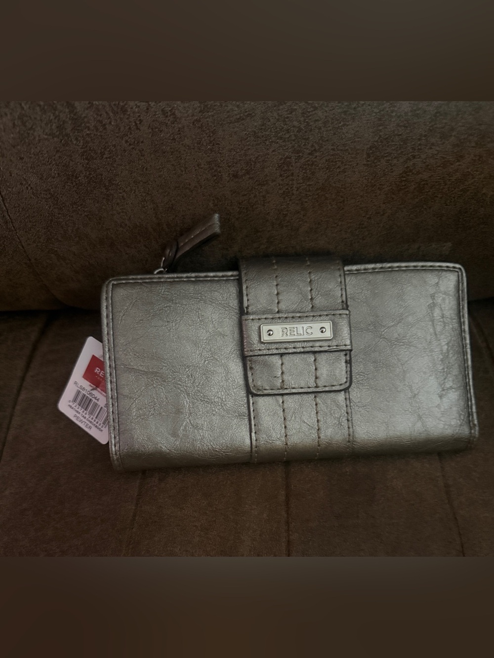NWT Relic Metallic Pewter Wallet